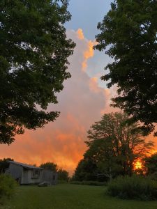 Fiery Sunset - Doane Perry